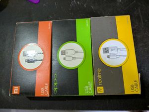 Mobile USB Cables combo pack of 3