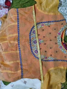 Orange Anarkali