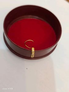 18 Carat Gold Or goldplated Nose Pin