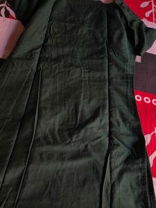 Green Embroidered Kurta