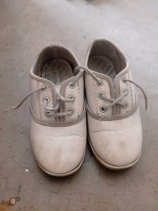 Kids School White Shoes