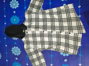 Hooded Plaid Shirt