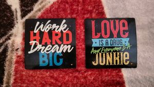 Set Of Two Fridge Magnets