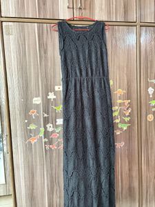 Elegant Black Lace Dress