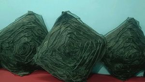 Tissue Flower Cushion Cover
