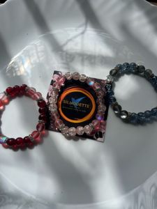 Beaded Crystal Bracelet Set