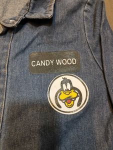 Denim Dress with Patches