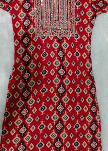 🔥Beautiful Sequence Multicolour Women Kurti