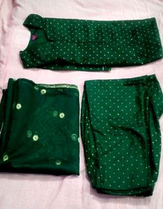 Kurta Pant Set With Dupatta