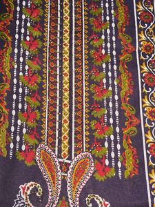 Paisley &amp; Floral Print Fabric