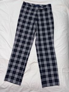 Allen Solly Plaid Formal Pants