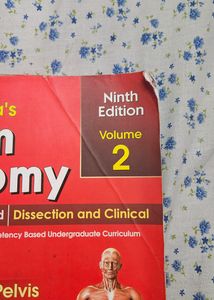 BDC/BD CHAURASIA BOOKS 9TH EDITION VOLUME 1,2,3,4