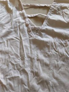 Cute White Backless Tee