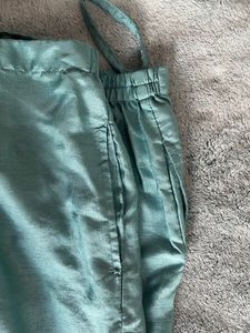 Libas Light Blue Embroidered Trousers