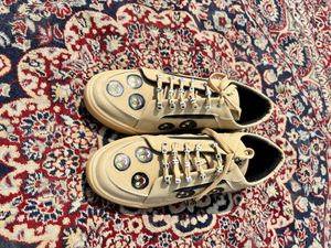 Trendy Beige Casual Sneakers