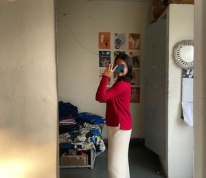 Red Pullover Sweater