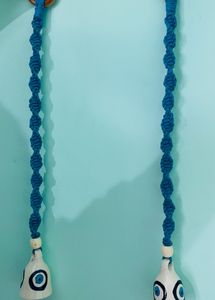Evil Eye macrame  Hanging Bells