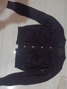 Crochet Knit Cardigan