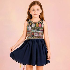 Girls' Navy Blue Dress