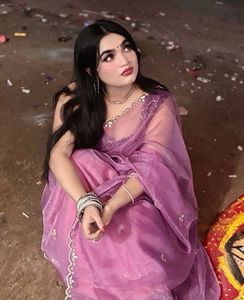 Pink Purple Saree