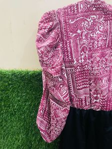 ELOMELO BEAUTIFUL PRINTED MIDI DRESS