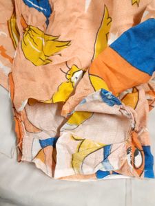 2 Pillow Covers Pink Orange Cartoon Pillows Cover