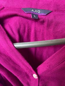 Purple long sleeve blouse/shirt