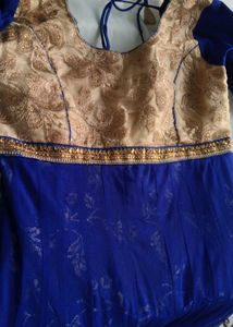 Elegant Blue Ethnic Gown