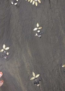 Elegant Black Embellished Kurta