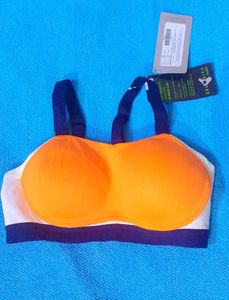 Orange Stylish Sports Bra