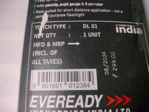 Eveready Penlite Torch