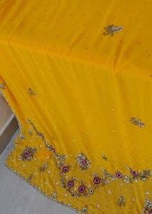 Worked Saree