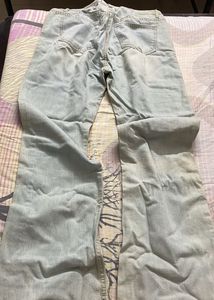 Light Wash Wide Leg Jeans