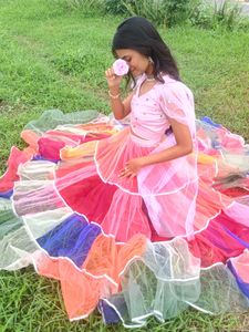 Colorful Lehenga Choli With Pocket 💫
