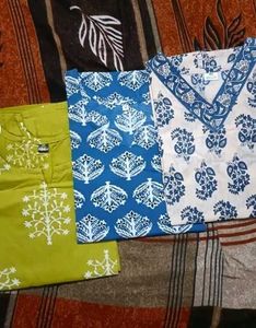 Set of 3 Women's Kurtas