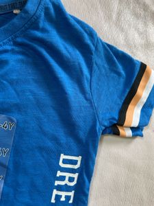 Blue &#39;Dream Team&#39; T-Shirt (Size 3-4Y)