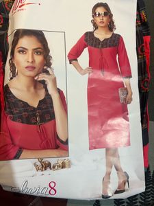 Stylish Red Kurta