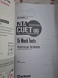 CUET UG Political Science - 15 Mock Tests