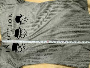 SALE!! PRICE DROP 💅Gray &#34;Inaction&#34; Graphic Top