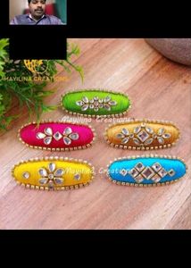 Colourful Saree Pins - (Set of 1)
