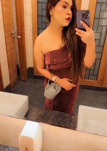 Beautiful One Shoulder Dress With Slit