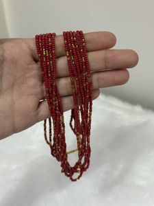 Red Beaded Necklace