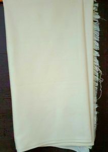 Elegant Woolen Shawl - Cream Color