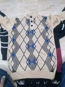 Patterned Mens Sweater