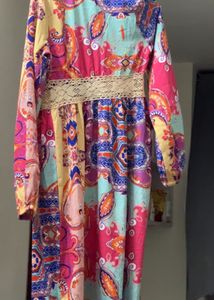 Boho Print Maxi Dress