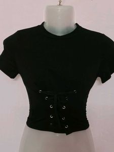 URBANIC Women&#39;s Cross Tie-up Top