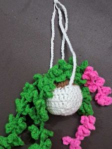 Crochet Hanging Plant