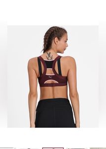 PUMAWomen Sports Lightly Padded Bra (Pink)