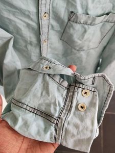 Roadster Washed Denim Button-Down
