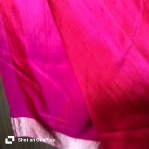 New Raw silk Checked Saree with Tassels